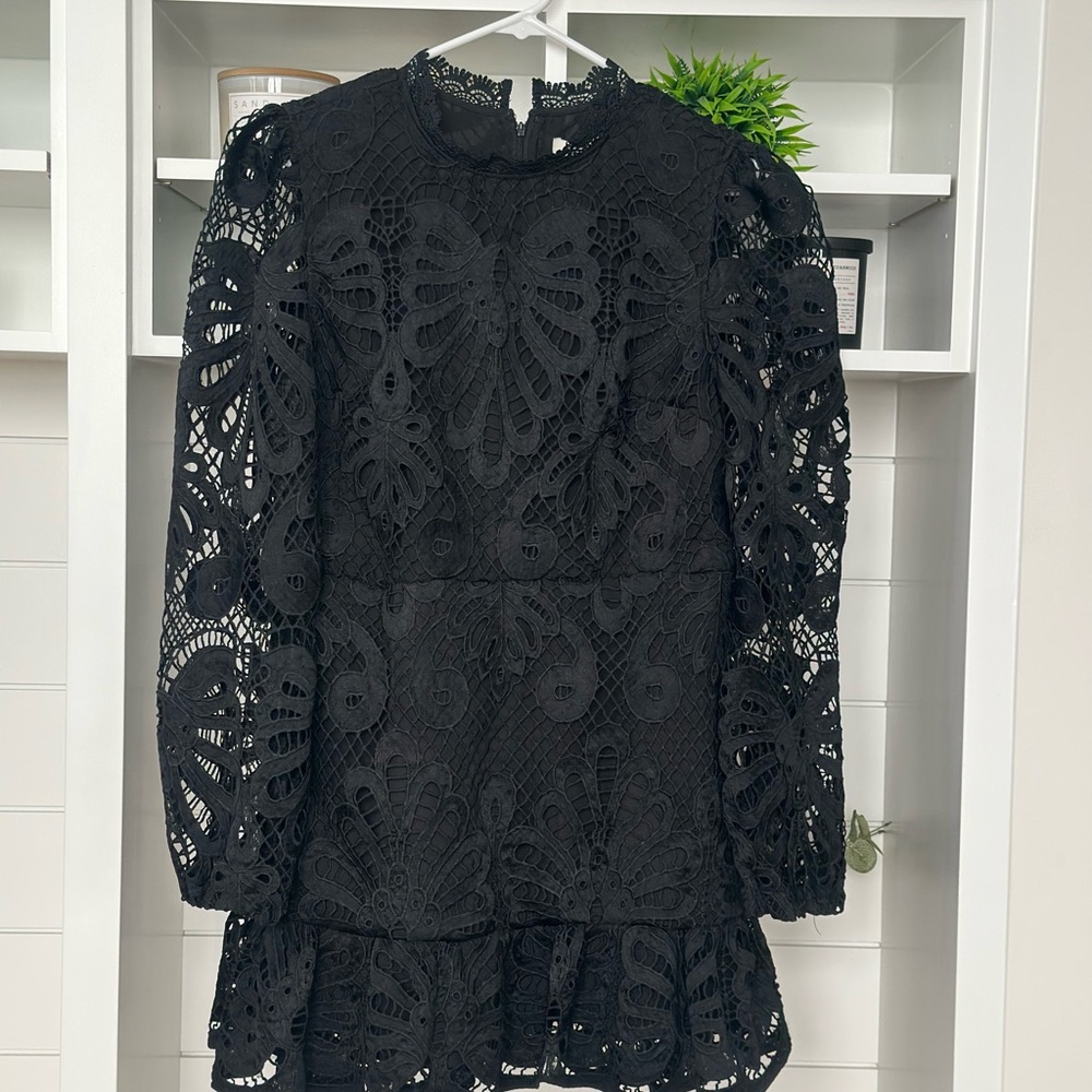 Francesca's Ruth High Neck Lace Mini